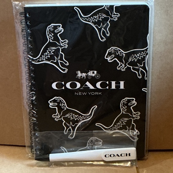 Coach | Office | Coach Rexy Repeat Spiral Notebook W Coach Pen Nip ...